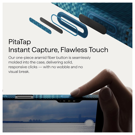 PITAKA Ultra-Slim iPhone 17 Pro Hoesje 600D MagSafe Ultra Dun Moonrise afbeelding 6
