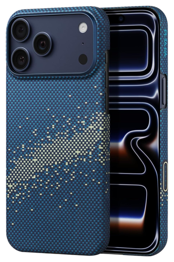 PITAKA Ultra-Slim iPhone 17 Pro Hoesje 600D MagSafe Ultra Dun Milky Way afbeelding 1