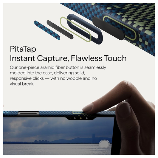 PITAKA Ultra-Slim iPhone 17 Pro Hoesje 600D MagSafe Ultra Dun Milky Way afbeelding 7