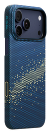 PITAKA Ultra-Slim iPhone 17 Pro Hoesje 600D MagSafe Ultra Dun Milky Way