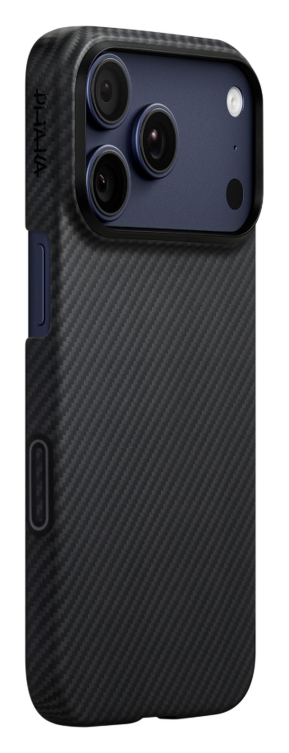 PITAKA Ultra-Slim iPhone 17 Pro Max Hoesje 600D MagSafe Ultra Dun Zwart afbeelding 1