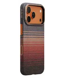 PITAKA Ultra-Slim iPhone 17 Pro Max Hoesje 600D MagSafe Ultra Dun Sunset afbeelding