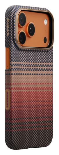 PITAKA Ultra-Slim iPhone 17 Pro Max Hoesje 600D MagSafe Ultra Dun Sunset afbeelding 1