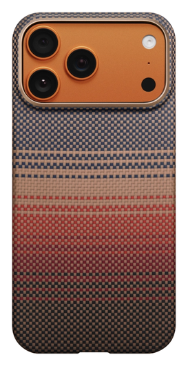 PITAKA Ultra-Slim iPhone 17 Pro Max Hoesje 600D MagSafe Ultra Dun Sunset afbeelding 2