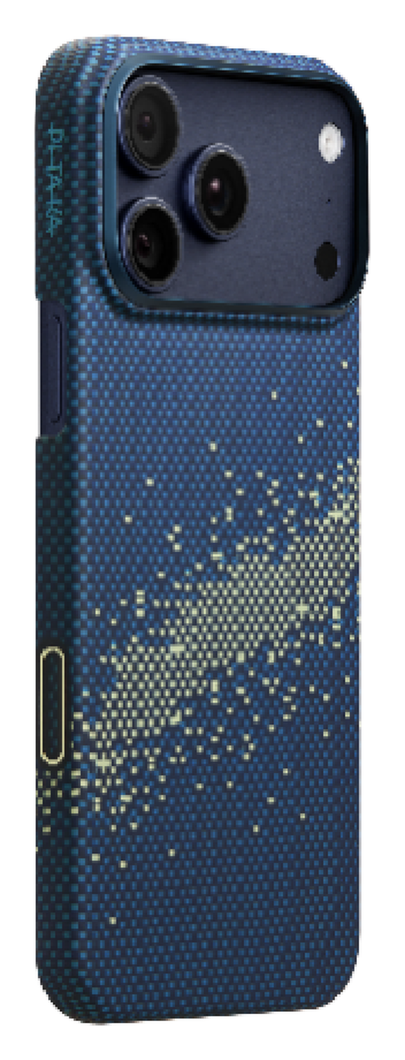 PITAKA Ultra-Slim iPhone 17 Pro Max Hoesje 600D MagSafe Ultra Dun Milky Way afbeelding 1