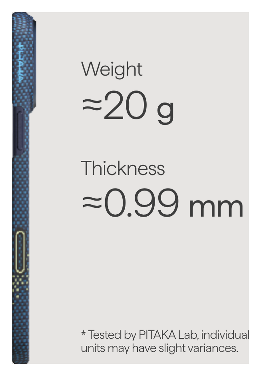 PITAKA Ultra-Slim iPhone 17 Pro Max Hoesje 600D MagSafe Ultra Dun Milky Way afbeelding 4