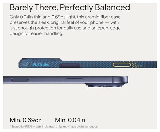 PITAKA Ultra-Slim iPhone 17 Pro Max Hoesje 600D MagSafe Ultra Dun Milky Way afbeelding 9