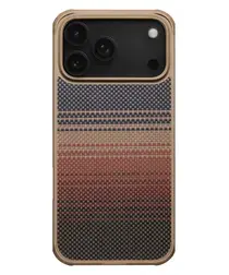 PITAKA Aramid ProGuard Apple iPhone 17 Pro Hoesje 600D MagSafe Sunset afbeelding