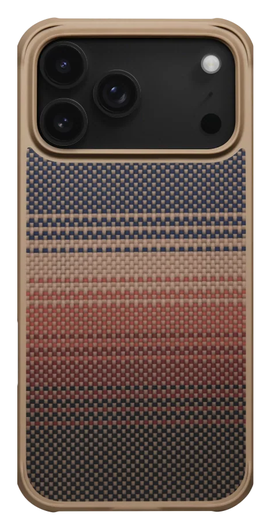PITAKA Aramid ProGuard Apple iPhone 17 Pro Hoesje 600D MagSafe Sunset afbeelding 1