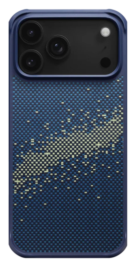 PITAKA Aramid ProGuard Apple iPhone 17 Pro Hoesje 600D MagSafe Milky Way afbeelding 1