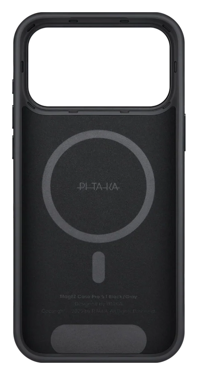 PITAKA Aramid UltraGuard Apple iPhone 17 Pro Hoesje 600D MagSafe Zwart afbeelding 2
