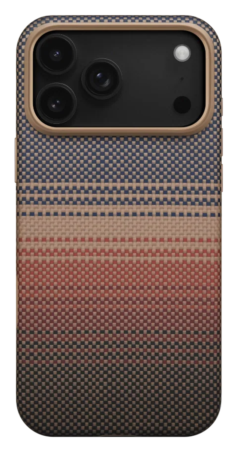 PITAKA Aramid UltraGuard Apple iPhone 17 Pro Hoesje 600D MagSafe Sunset afbeelding 1