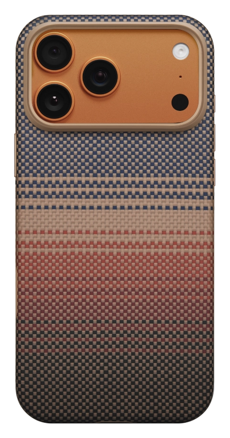 PITAKA Aramid UltraGuard Apple iPhone 17 Pro Hoesje 600D MagSafe Sunset afbeelding 2