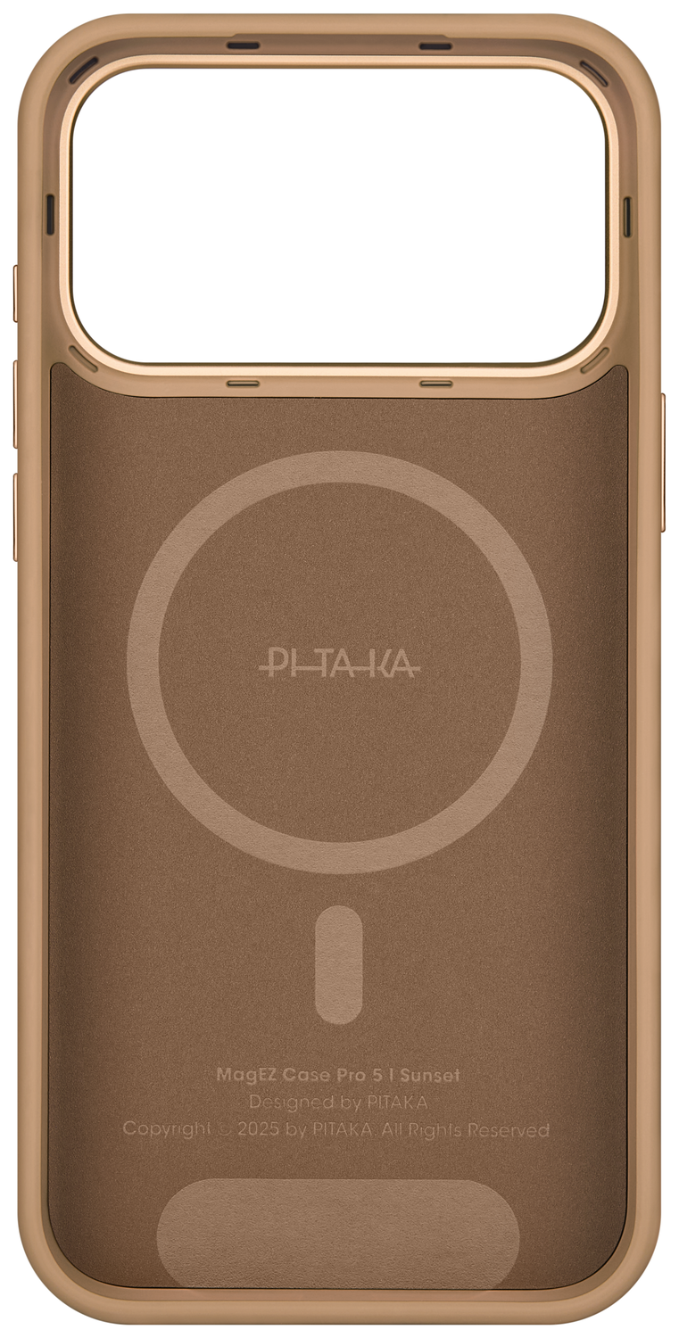 PITAKA Aramid UltraGuard Apple iPhone 17 Pro Hoesje 600D MagSafe Sunset afbeelding 4