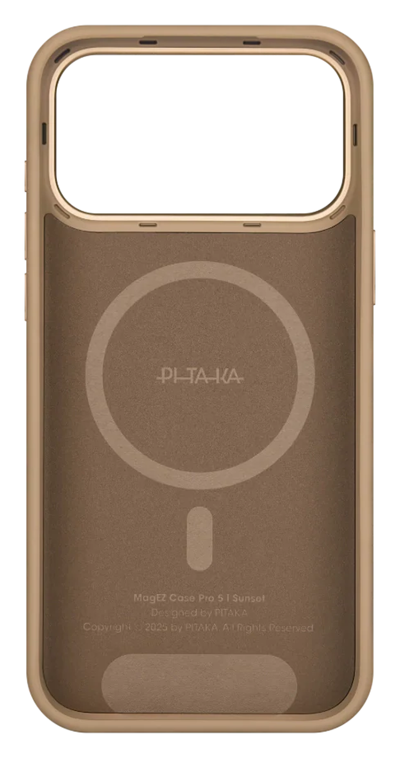 PITAKA Aramid UltraGuard Apple iPhone 17 Pro Hoesje 600D MagSafe Sunset afbeelding 2