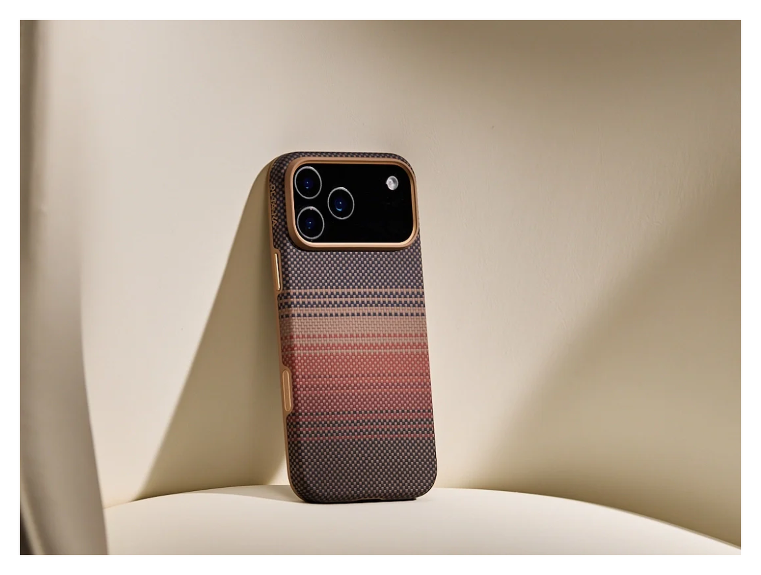 PITAKA Aramid UltraGuard Apple iPhone 17 Pro Hoesje 600D MagSafe Sunset afbeelding 7