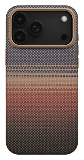 PITAKA Aramid UltraGuard Apple iPhone 17 Pro Hoesje 600D MagSafe Sunset afbeelding 1