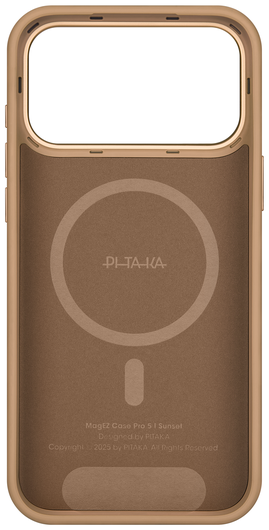 PITAKA Aramid UltraGuard Apple iPhone 17 Pro Hoesje 600D MagSafe Sunset afbeelding 4