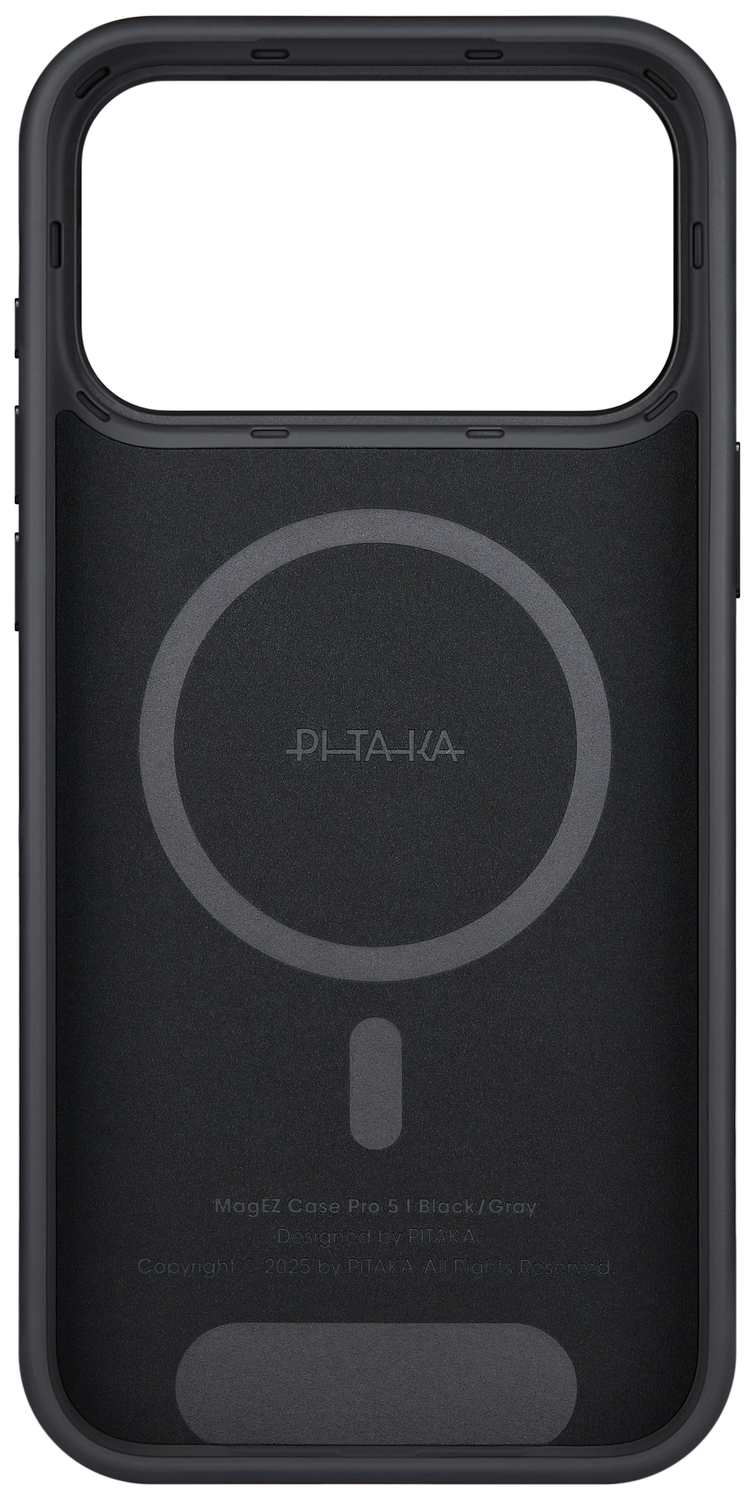 PITAKA Aramid UltraGuard Apple iPhone 17 Pro Max Hoesje 600D MagSafe Zwart afbeelding 5