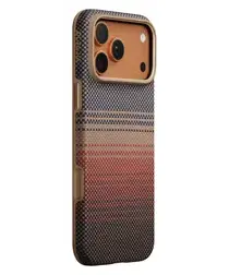 PITAKA Aramid UltraGuard Apple iPhone 17 Pro Max Hoesje 600D MagSafe Sunset afbeelding