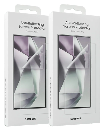 2x Duo pack Originele Samsung Galaxy S24 Ultra Screen Protector afbeelding 1