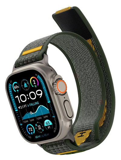 Spigen Athlex Air Apple Watch Bandje - 1-10/SE/Ultra 42/44/45/46/49MM - Groen afbeelding 11