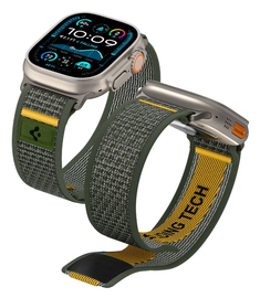 Spigen Athlex Air Apple Watch Bandje - 1-10/SE/Ultra 42/44/45/46/49MM - Groen