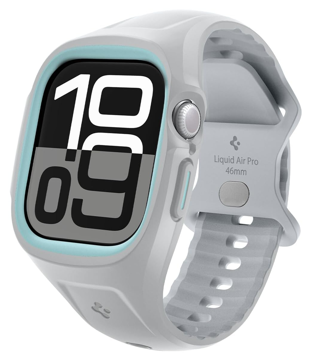 Spigen Liquid Air Pro - Apple Watch 10 46MM - Hoesje en Bandje - Grijs afbeelding 1