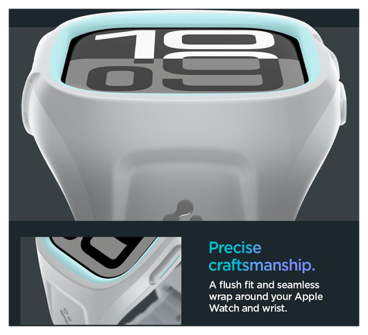 Spigen Liquid Air Pro - Apple Watch 10 46MM - Hoesje en Bandje - Grijs afbeelding 6