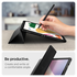 Spigen Rugged Armor Pro Samsung Galaxy Tab S10 FE Plus Hoes Book Case Zwart afbeelding 5
