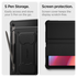 Spigen Rugged Armor Pro Samsung Galaxy Tab S10 FE Plus Hoes Book Case Zwart afbeelding 6
