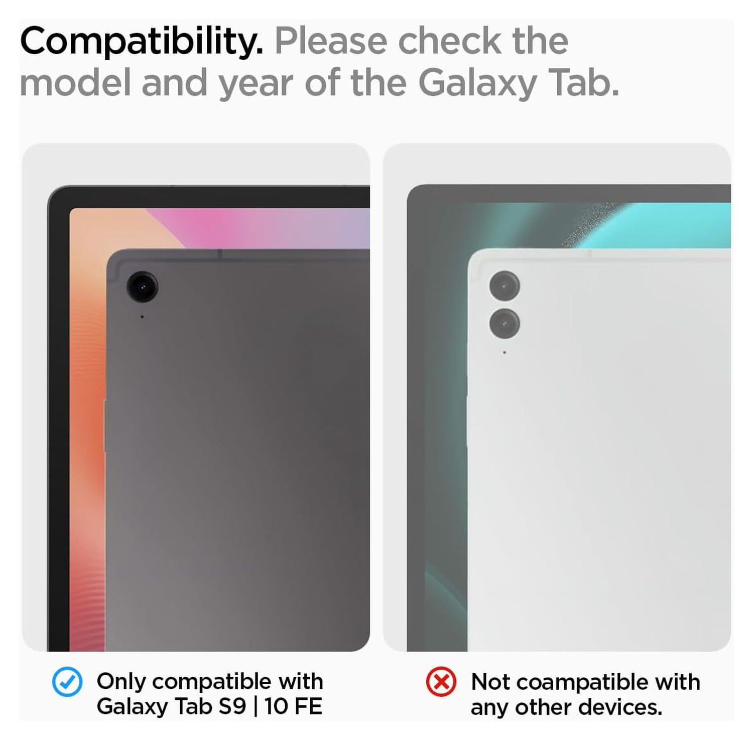 Spigen Rugged Armor Pro Samsung Galaxy Tab S10 FE / S9 Hoes Book Case Zwart afbeelding 6