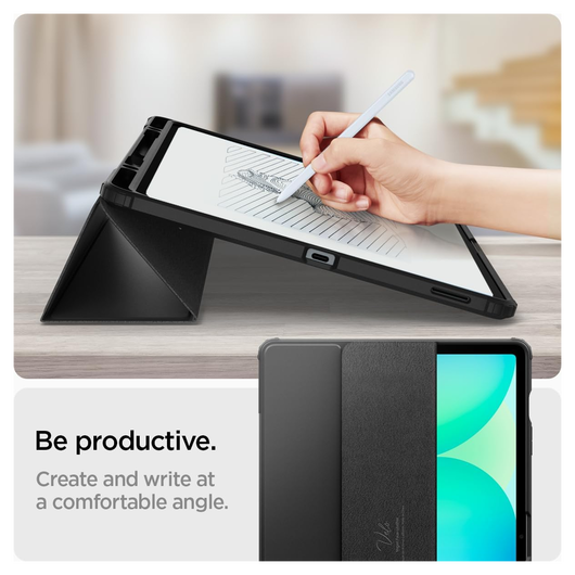 Spigen Ultra Hybrid Pro Samsung Galaxy Tab S10 FE Plus Hoes Zwart afbeelding 4
