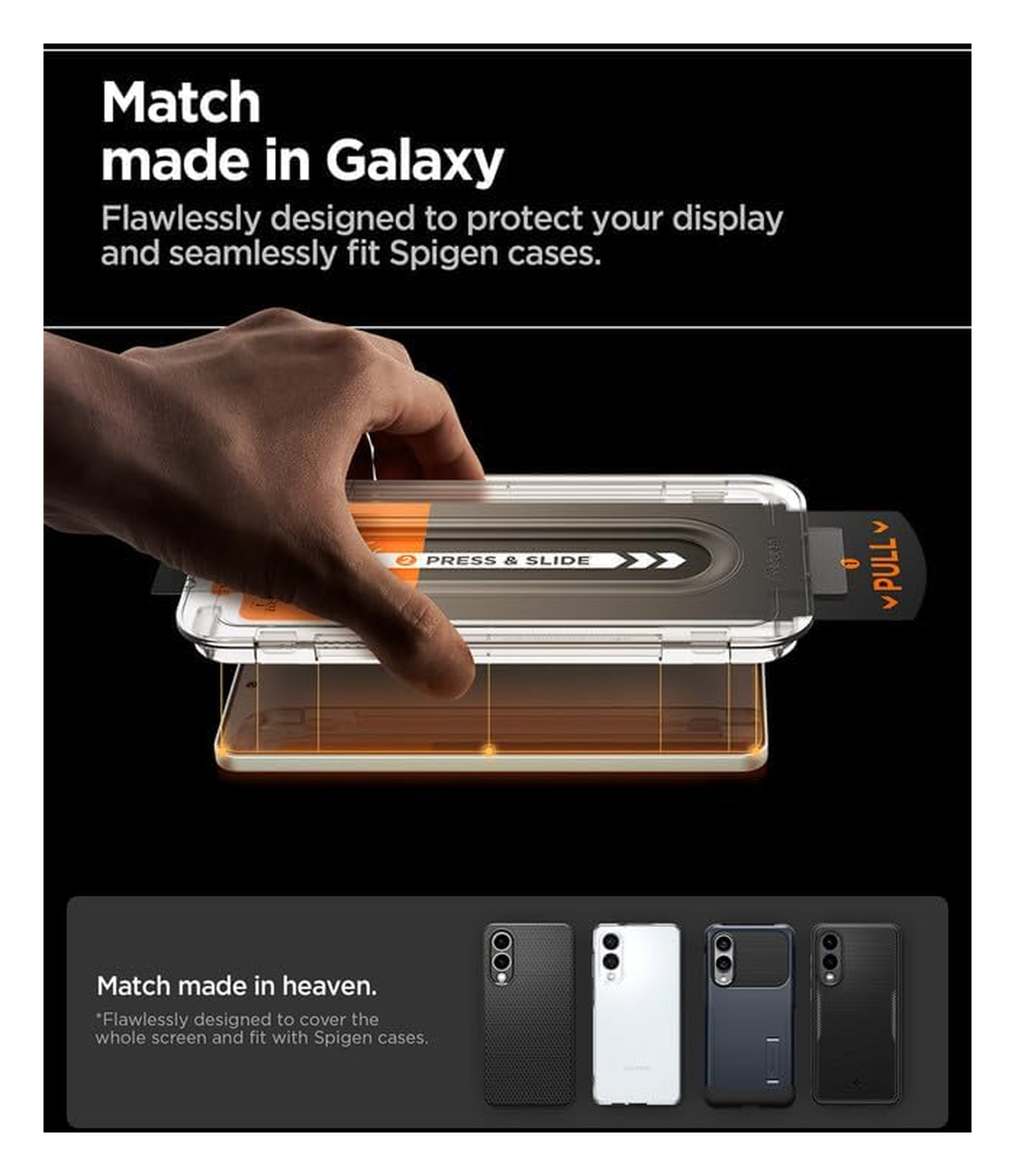 Spigen EZ Fit Pro HD Samsung Galaxy S25 Edge Screen Protector Tempered Glass afbeelding 5