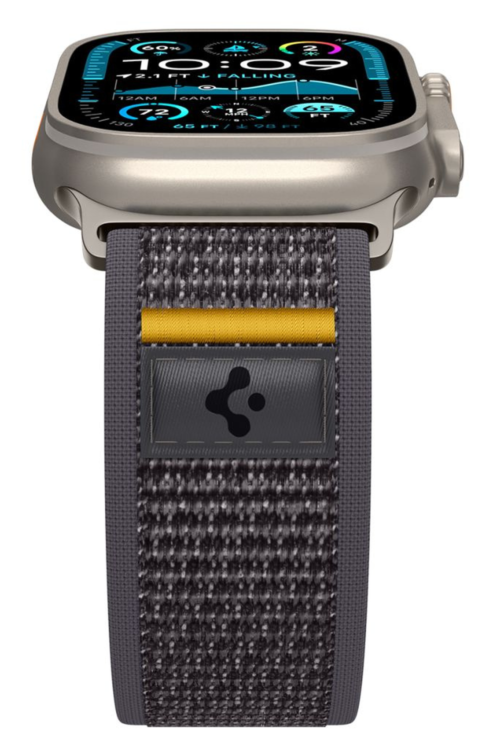 Spigen Athlex Air Apple Watch Bandje - 1-10/SE/Ultra 42/44/45/46/49MM - Grijs afbeelding 8