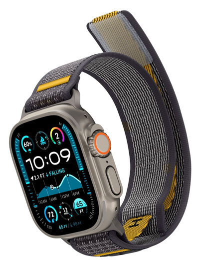 Spigen Athlex Air Apple Watch Bandje - 1-10/SE/Ultra 42/44/45/46/49MM - Grijs afbeelding 3
