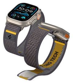 Spigen Athlex Air Apple Watch Bandje - 1-10/SE/Ultra 42/44/45/46/49MM - Grijs