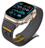 Spigen Athlex Air Apple Watch Bandje - 1-10/SE/Ultra 42/44/45/46/49MM - Grijs afbeelding 4