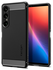 Spigen Rugged Armor Sony Xperia 1 VII Hoesje Back Cover Zwart afbeelding 1