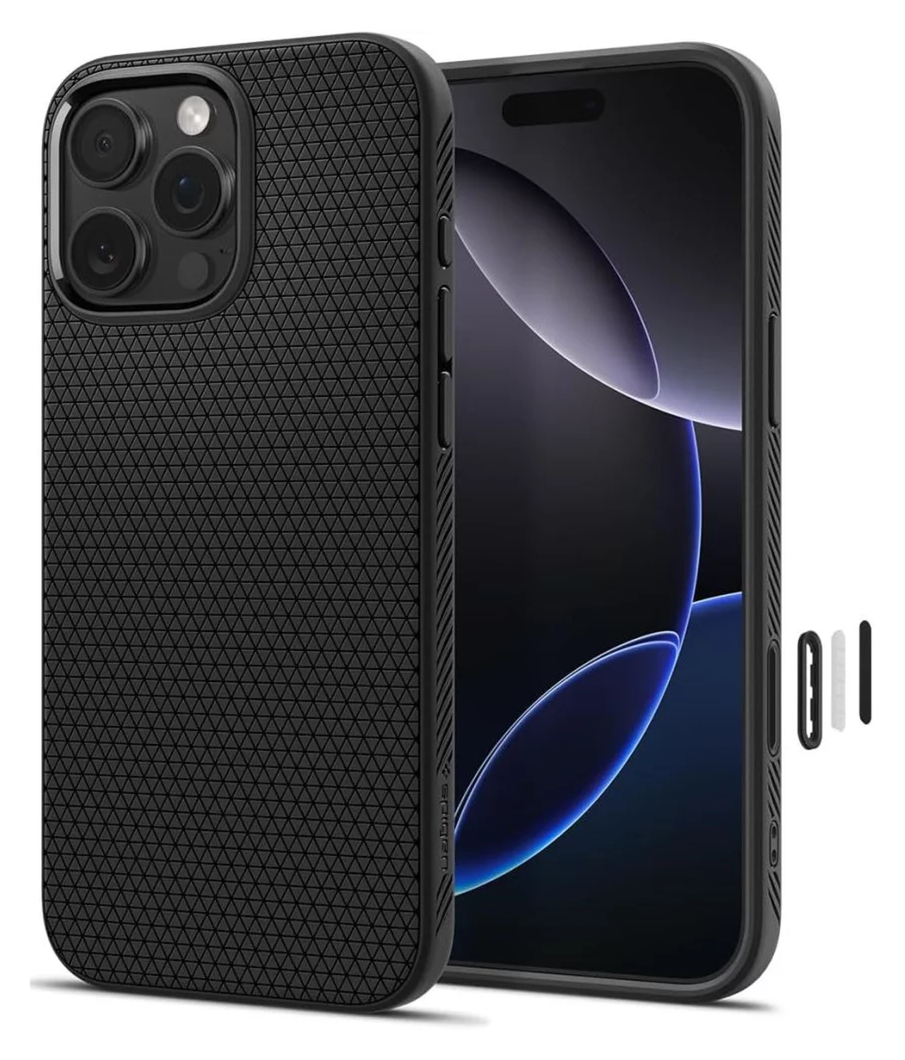 Spigen Liquid Air T MagFit Apple iPhone 16 Pro Max Hoesje Back Cover Matte Zwart afbeelding 1