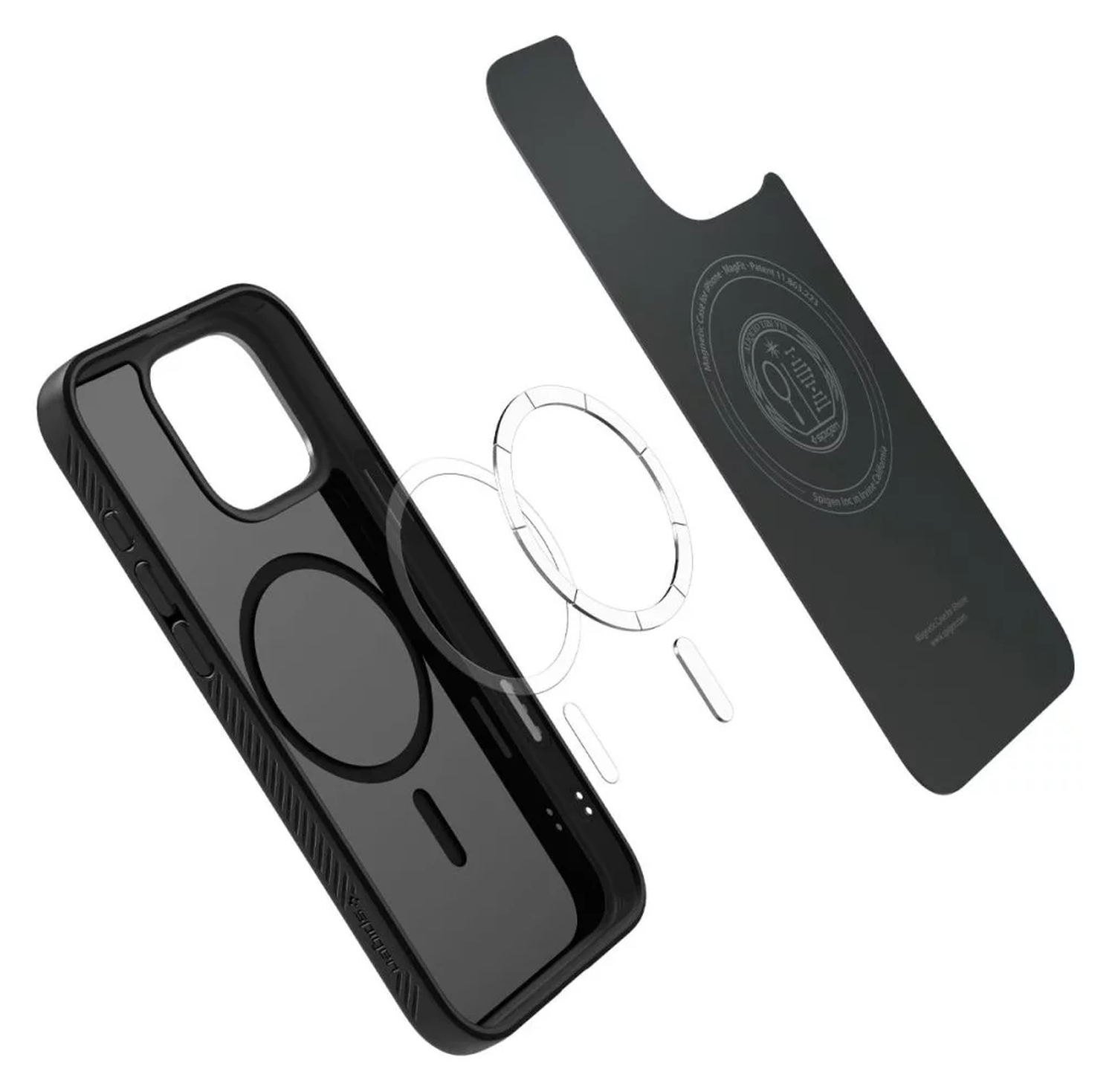 Spigen Liquid Air T MagFit Apple iPhone 16 Pro Max Hoesje Back Cover Matte Zwart afbeelding 11