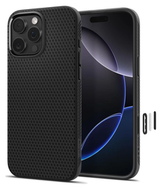 Spigen Liquid Air T MagFit Apple iPhone 16 Pro Max Hoesje Back Cover Matte Zwart