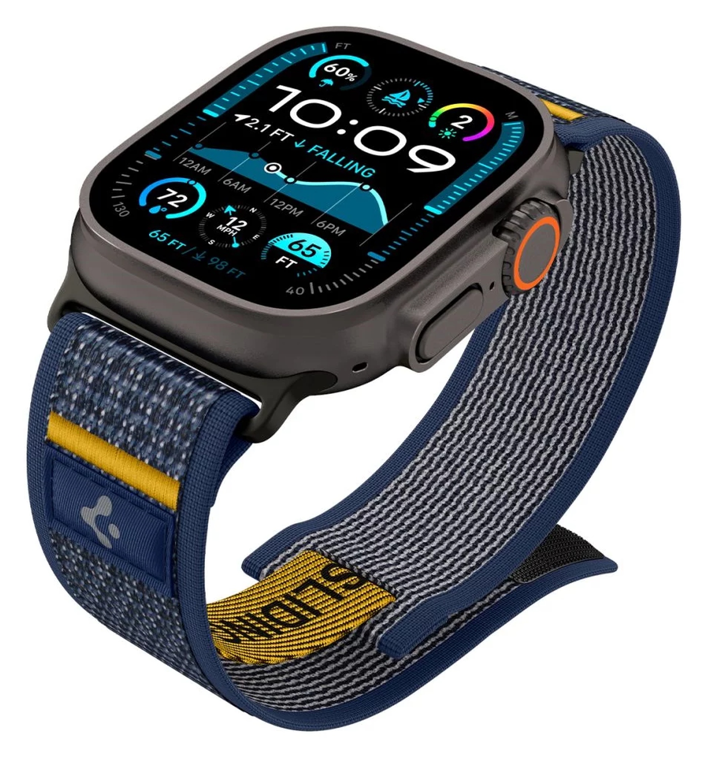 Spigen Athlex Air Apple Watch Bandje - 1-10/SE/Ultra 42/44/45/46/49MM - Blauw afbeelding 10