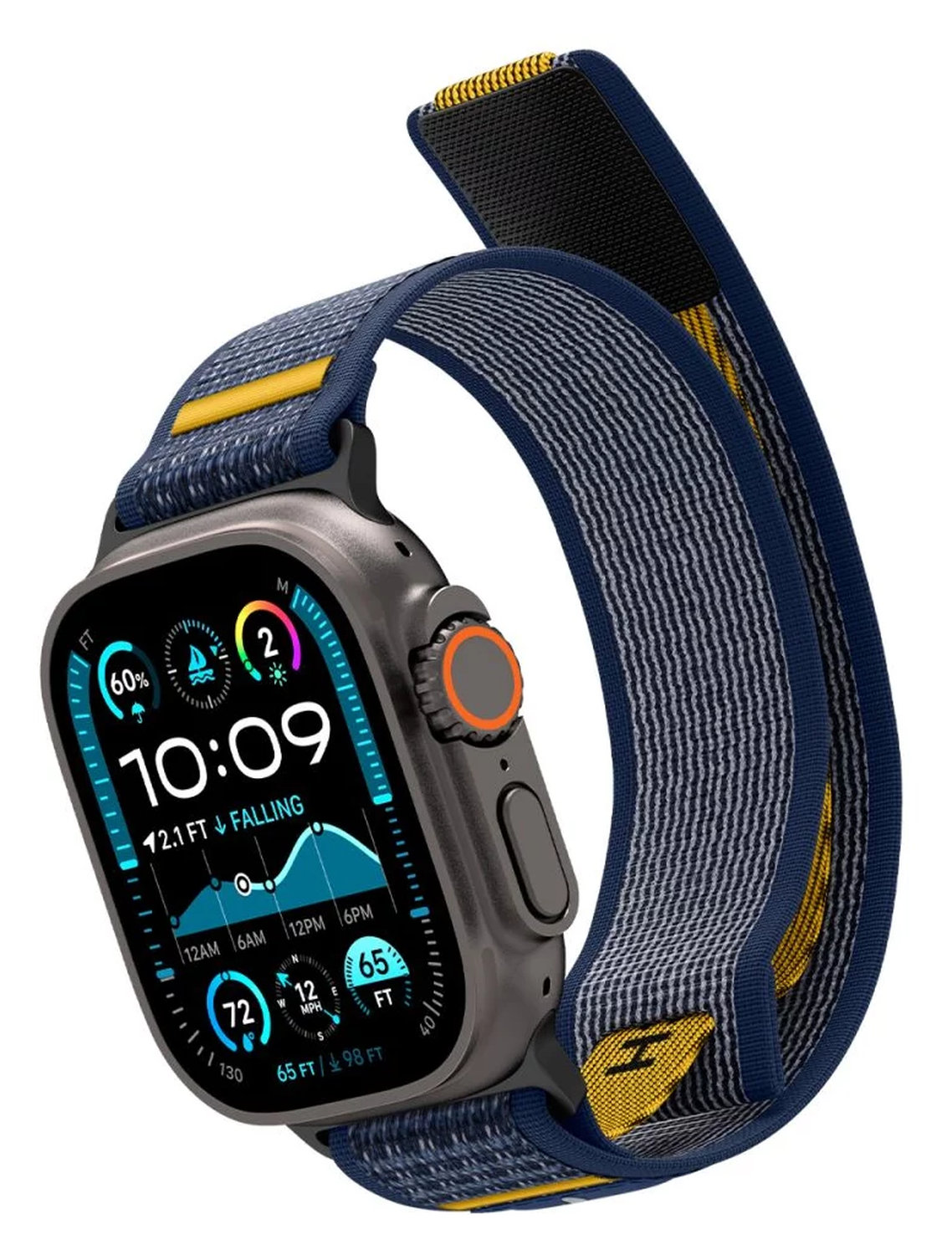 Spigen Athlex Air Apple Watch Bandje - 1-10/SE/Ultra 42/44/45/46/49MM - Blauw afbeelding 11