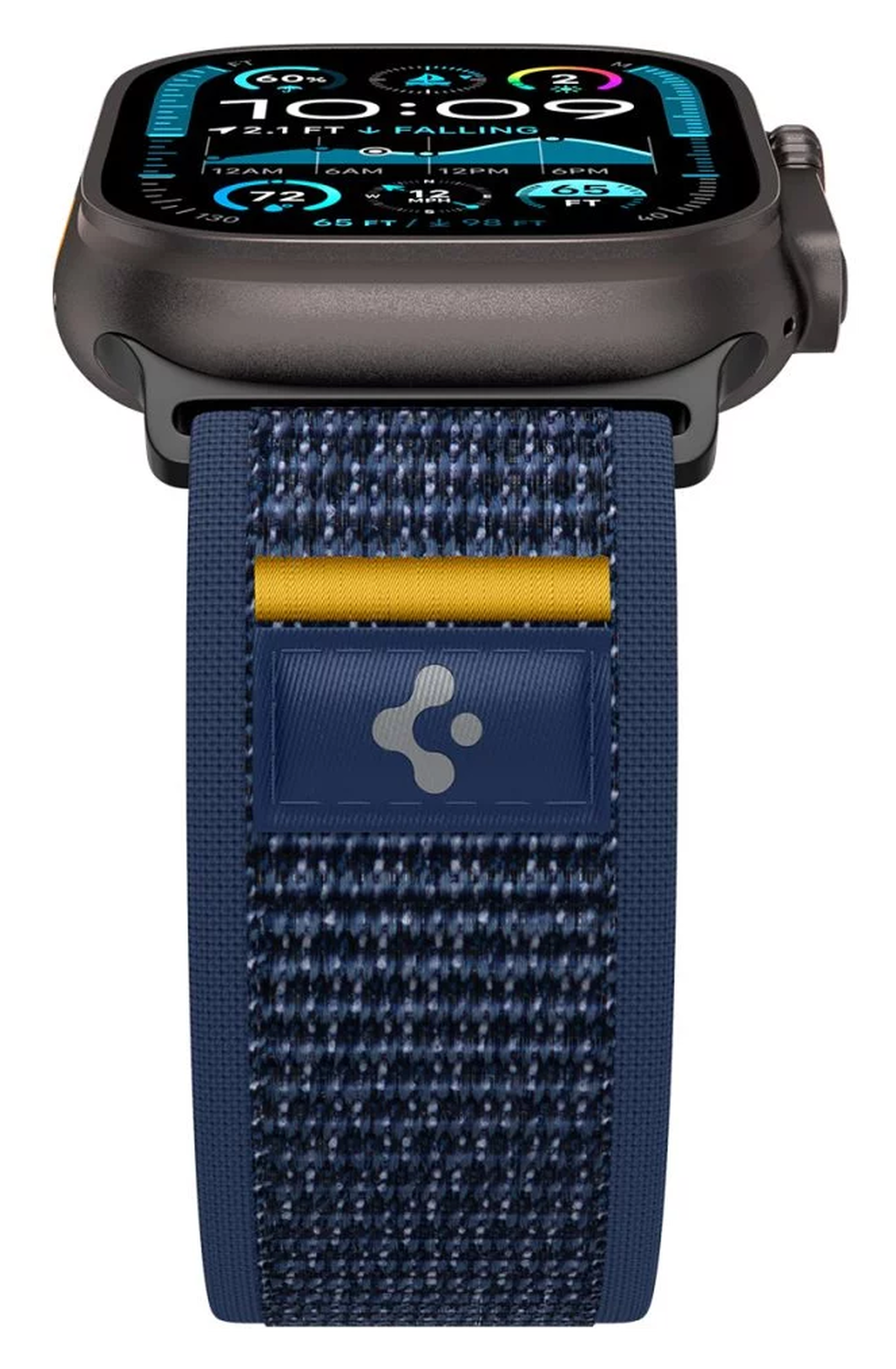 Spigen Athlex Air Apple Watch Bandje - 1-10/SE/Ultra 42/44/45/46/49MM - Blauw afbeelding 6