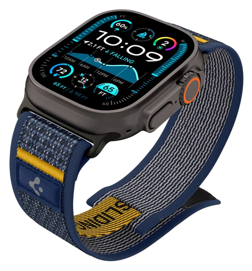 Spigen Athlex Air Apple Watch Bandje - 1-10/SE/Ultra 42/44/45/46/49MM - Blauw afbeelding 10