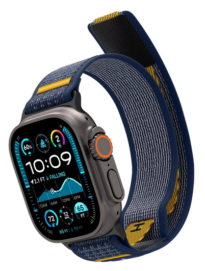 Spigen Athlex Air Apple Watch Bandje - 1-10/SE/Ultra 42/44/45/46/49MM - Blauw afbeelding 11