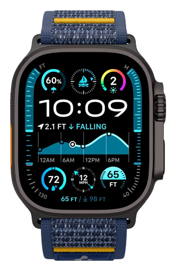 Spigen Athlex Air Apple Watch Bandje - 1-10/SE/Ultra 42/44/45/46/49MM - Blauw afbeelding 3