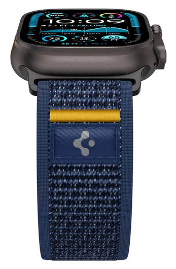 Spigen Athlex Air Apple Watch Bandje - 1-10/SE/Ultra 42/44/45/46/49MM - Blauw afbeelding 6