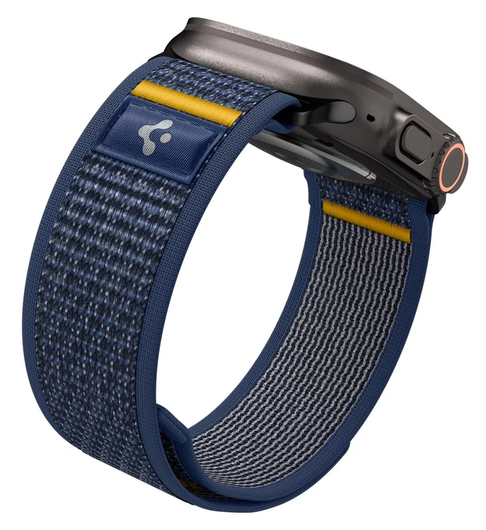 Spigen Athlex Air Apple Watch Bandje - 1-10/SE/Ultra 42/44/45/46/49MM - Blauw afbeelding 8